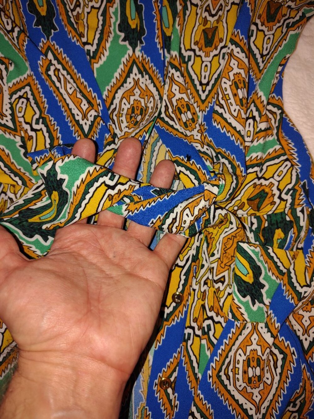 Cache Patterned Dress Size 12 (item A3) - Picture 6 of 8
